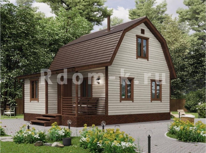 Дачный дом «Калина» ЛК 6х6